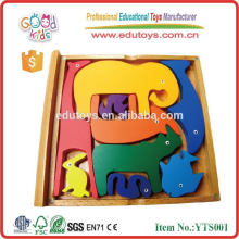 Educational Fun Learning Wooden Toys Puzzle book